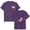 Purple, variant on Fourth of July Tshirts for Women American Flag Print T Shirts 4th of July Patriotic Short Sleeve Crew Neck Tees Summer Tops Sky Blue,2XL
