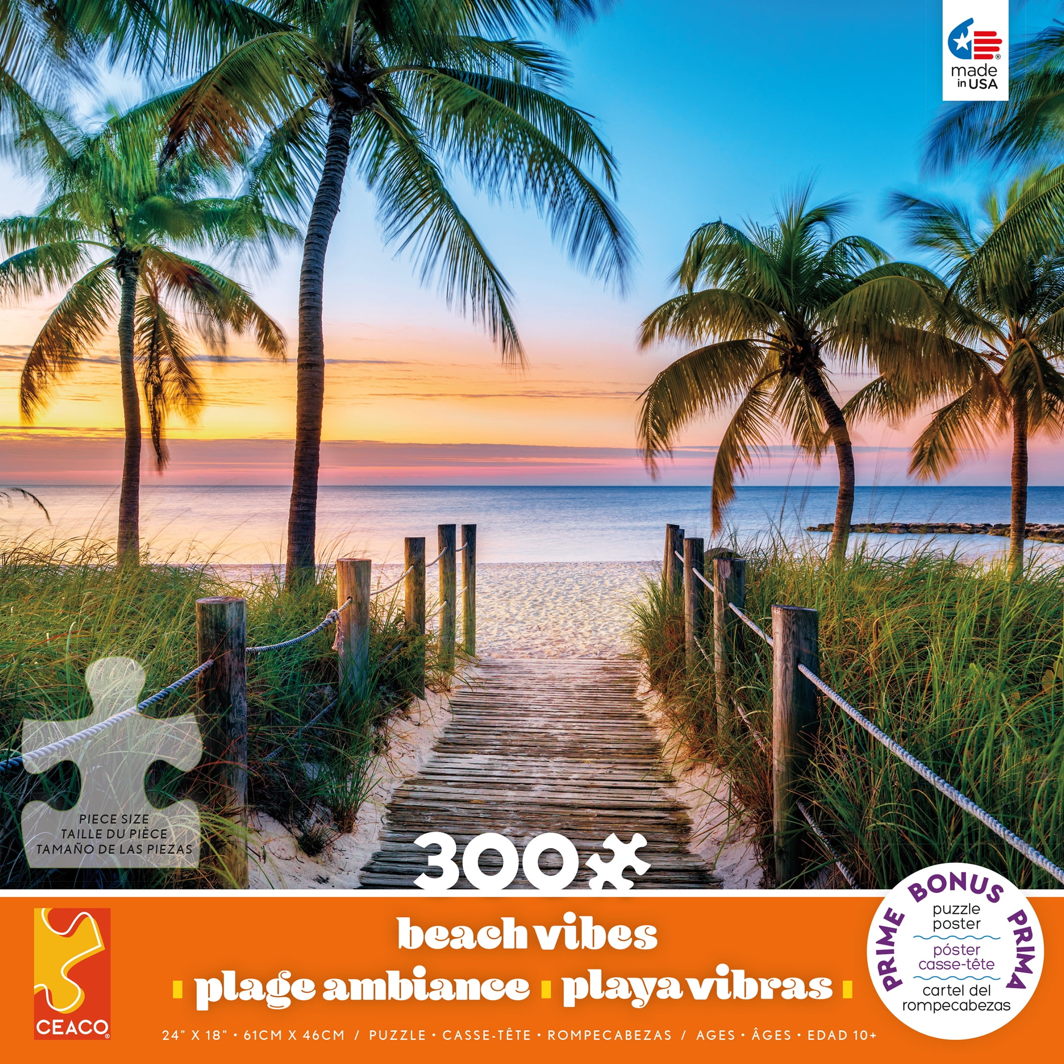 Ceaco - Scenic Photography - Boardwalk Key - 300 Piece Jigsaw Puzzle