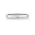 thumbnail image 2 of Women's 14K White Gold 3mm Traditional Fit Plain Wedding Band Ring Size 6.5, 2 of 5