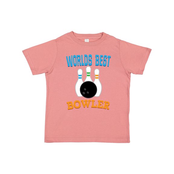 Inktastic Bowling Worlds Best Bowler Sports Boys or Girls Toddler T-Shirt