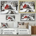 thumbnail image 4 of Designart "Farmhouse Traditions in Red and Grey" Farm Floater Framed Wall Decor, 4 of 7