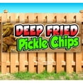 thumbnail image 1 of Deep Fried Pickle Chips 13 oz Vinyl Banner With Metal Grommets, 1 of 4