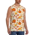 thumbnail image 2 of Daiia Pumpkin Fall Pears Printed Men's Tank Tops,Casual Soft Sleeveless Gym Muscle Shirts Bodybuilding Tee-Medium, 2 of 8