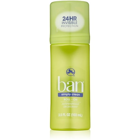 Ban Simply Clean Roll-on Deodorant 3.50 oz (Pack of (Best Roll On Deodorant Uk)