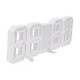 thumbnail image 3 of MasteelfCA Digital LED Clock Wall Mount Table Modern Clock for Living Room Bedroom Office (White LED Display), 3 of 7