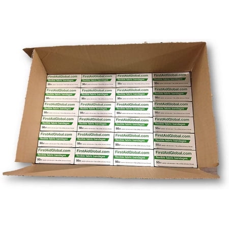 Flexible Fabric Bandages 50/Box & 24 Boxes/case from First Aid Global