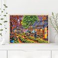 thumbnail image 3 of 5D DIY casa de campo completo redondo diamante pintura mosaico strass imagen FLhrweasw Nuevo, 3 of 9
