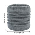 thumbnail image 3 of HNMKIU Neckerchief Winter Warm Thickened Wool Neck Scarf Overhead Padded Cover for Men Women Navy,One Size, 3 of 4