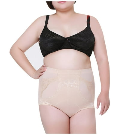 

BIZIZA Corset for Womens Plus Size Shaper Sport Waist Trainer Trimmer Control Beige XXXXL