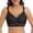 Black, variant on Womens Full Coverage Push Up Bras with Support and Lift Velvet Silhouette Wireless Everyday Bralettes