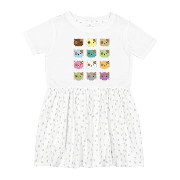 Inktastic Funny Cat Lover Kitty Kitten Girls Toddler Dress