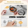 thumbnail image 2 of INFANS Kids Kitchen, Wooden Pretend Playset with Adjustable Heights Realistic Sounds Ice Maker Microwave Oven, Toddler Cooking Toy Gift for Boys Girls Aged 3+, 2 of 10