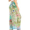 thumbnail image 4 of Sakkas Anie Women's Boho Casual Flowy Flare Palazzo Wide Leg Pants Floral Print - 488 - One Size, 4 of 5