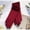 Red, variant on beishanbush Gloves Mittens Women's Winter Warm Thickening Plus Velvet Gloves Windproof Outdoor Cycling Black