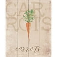 thumbnail image 3 of Louise, Gigi 12x14 Black Modern Framed Museum Art Print Titled - Carrots, 3 of 5