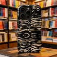 thumbnail image 4 of Zebra Print Dual Layer Shockproof Case, Zebra Dual Layer Shockproof Case, Heavy Duty Protection with Stylish Animal Print Design, Heavy Duty Protection for iPhone 11-17 (for iPhone16Pro) Multicolor, 4 of 6