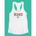 thumbnail image 3 of Boho Chic Text Tank Women -Image by Shutterstock, Female x-Large, 3 of 4
