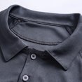 thumbnail image 6 of FRSASU Men's Polo Shirts Tactical Short Sleeve Golf Performance Shirts,Lightweight Dry Fit Shirts Gray, 6 of 7