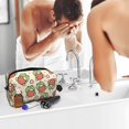 thumbnail image 5 of Goofa Frog Hold Strawberry Printed Toiletry Bag with Handle,Large Capacity Travel Makeup Cosmetic Bag for Women, Carry on Airport Airline Compliant Bag, 5 of 9