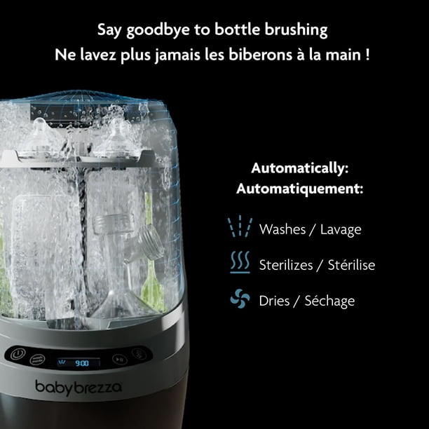 Baby Brezza Bottle Washer Pro - Clinically Proven Better Cleaning Baby Brezza Bottle Washer Pro - Clinically Proven Better Cleaning