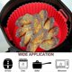 thumbnail image 5 of 2-pack Air Fryer Silicone Pots, 8 Inch Silicone Air Fryer Basket, Food Safe Air Fryers Oven Accessories, Thin, Red, 5 of 5