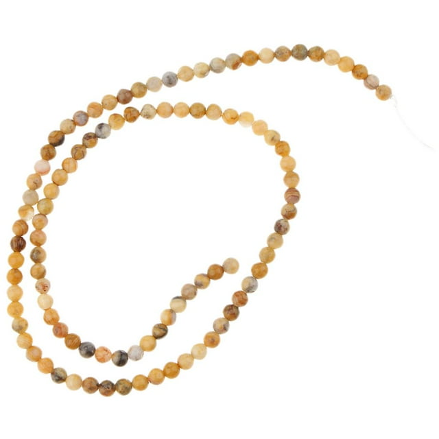 TISHITA Perles Rondes en Agate Naturelle de Haute Qualité 4mm