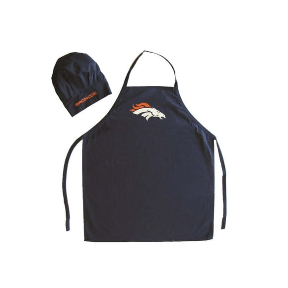 NFL Denver Broncos Sports Team Logo Apron and Chef Hat