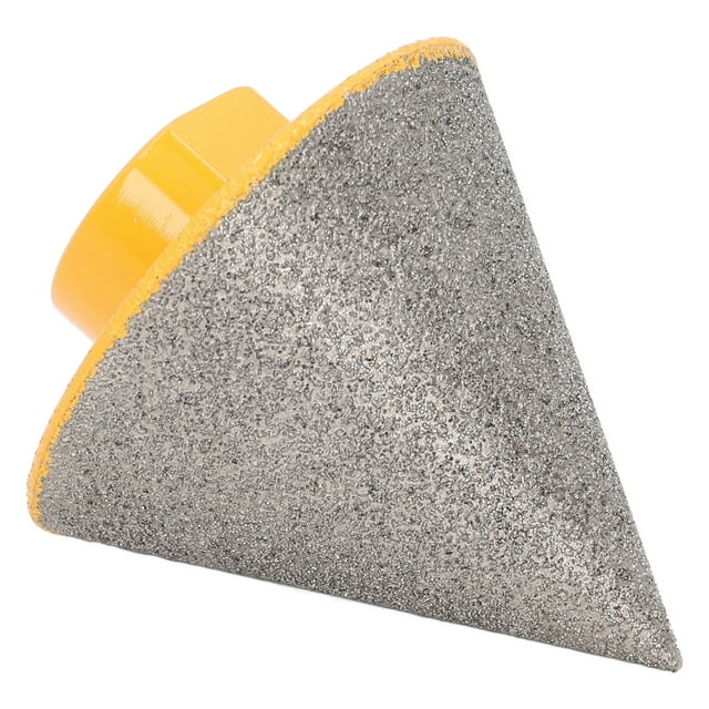 Countersink Drill Bit, 60 Degrees Bottom Angle Milling Bit 80 Grit For Granite Marble Tiles Ceramic For Shaping Trimming 48mm