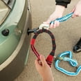 thumbnail image 4 of OUNONA Durable Soft Shackles Recovery Kit with Heavy Duty Tow Rope for Emergency Vehicle Rescue, 4 of 7