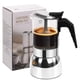 thumbnail image 1 of Cafetera Moka Vaolvpant de 6 Tazas 300 ml en Acero Inoxidable y Vidrio, 1 of 9