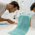 thumbnail image 2 of Household Pure Cotton Washcloth Absorbent Cotton Plain Towel 74*33cm Teal Towel Set Teal Towels Bath Monogram Towels for Bathroom Bath Hand Towels Decorative Tan Bathroom Towels Towels Wash, 2 of 9