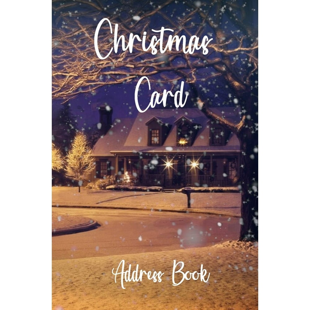 Christmas Card Address Book Christmas Card List Tracker with Address