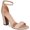 Beige, variant on Womens Beella Faux Leather Chunky Dress Sandals