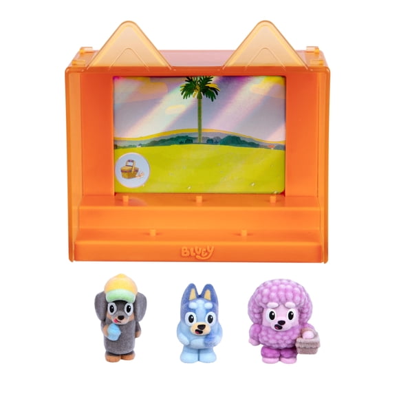 Figura de peluche Bluey Fuzzies Shadowlands – Pack de 3 figuras