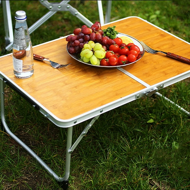 Table de pique-nique pliante Armoires de Camping de Cuisine Table de valise  en