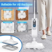 YOMA Steam Mop,6 in 1 Scrubbing Steam Vacmop for Kitchen,Hardwood Floor,Marble Floor,Carpet