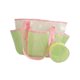 thumbnail image 2 of Bolso de playa para mujer con bolsillo desmontable, bolso de mano estilo boho para el trabajo, primavera, cumpleaños y compras. Verde, 2 of 8