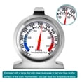 thumbnail image 4 of Oven Thermometer 50-300°C/100-600°F, Oven Grill Fry Chef Smoker Analog Thermometer Instant Read Stainless Steel Kitchen Cooking Thermometer (1Pack), 4 of 7