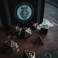 thumbnail image 1 of HEIMDALLR Juego de dados DND de metal 7 piezas - Diseño de pellejo de dragón, tamaño de 16 HEIMDALLR HEIMDALLR, 1 of 2