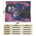 thumbnail image 6 of Joker Blanket, Super Soft Throw Blanket For Couch Sofa Bed, Cozy Lightweight Warm Flannel Blanket, 40"X30", 6 of 9