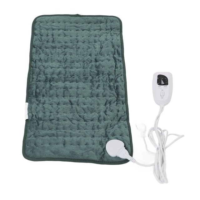 Back Electric Heating Pad 6 Levels Rapid Heating 60x30cm Soft Plush Heating Pad for Home Office Travelling Business Trip,Fast Heating Soft Skin Friendly Material Heat Pads