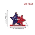 thumbnail image 2 of Nkmbld 4th of July Wooden Star Sign Patriotic Tiered Tray Decor, Vintage Star Shaped Wood Blocks, Rustic Tabletop Sign Independence Day Party Decor, 2 of 8