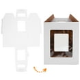thumbnail image 6 of FUEENIRVA White Detachable Paper Cake Box, and Portable Storage Container for Cakes and Desserts, 6 of 6