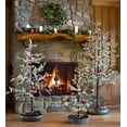 thumbnail image 5 of Plow & Hearth Medium Lighted Snowy Pine Tree with 90 Lights, 60"H, 5 of 5