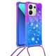 thumbnail image 2 of Funda para Xiaomi Redmi Note 13 4G Brillantina Líquida Divertida Reluciente y con Cristales en Movimiento Cuerpo Cruzado con Cordón Ajustable, 2 of 5