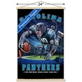 thumbnail image 3 of NFL Carolina Panthers - End Zone 17 Wall Poster with Wooden Magnetic Frame, 22.375" x 34", 3 of 3