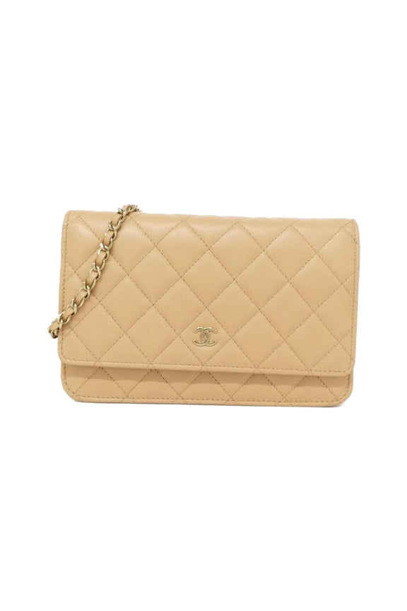 Pre-Owned Chanel Timeless Classic Line AP0250 Wallet Chain