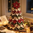thumbnail image 3 of DIY Quilted Christmas Tree Kit - 3D Fabric Patchwork Christmas Tree Craft Set, Handmade Tabletop Holiday Decoration, Christmas Holiday Creative DIY Gift for Adults Beginners and Craft Lovers, 3 of 7
