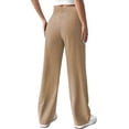 thumbnail image 3 of Women High Waisted Work Pants Business Casual Outfits Office Dress Pants Trousers with Pockets Khaki S, 3 of 6