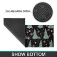 thumbnail image 6 of Black Christmas Tree Pattern Kitchen Rugs Sets Of 2,Anti Fatigue Kitchen Mat Rugs Non Slip Washable,Decorative Kitchen Floor Mats for Kitchen,Sink,Laundry,17"x30"+17"x47", 6 of 7